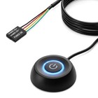 Pc Power Switch Button Desktop Computer External On off Powers Switch  Led