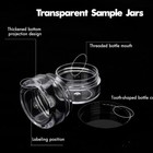 3 Gram Sample Containers With Lids  25 Count Tiny Sample Jars  Empty Lip Balm Co