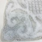 Appenzell Swiss Antique Handkerchief Hankie Linen Embroidered Wedding As Is