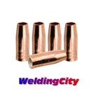 Weldingcity   25-pk Gas Nozzle 21-50  1 2   For Lincoln Tweco Mig Welding Gun