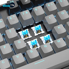 75  Mechanical Gaming Keyboard  Blue Switch  Led Backlit  87 Keys Compact