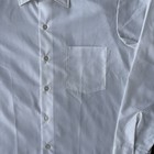 Vtg 70s Marlboro Permanent Press Long Sleeve Dress Shirt Men   s 15-33 M White