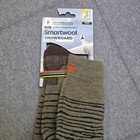 Smartwool Snowboard Socks Merino Wool Full Cushion Unisex Large Green Over Calf