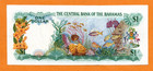 Bahamas Xf  Note 1 Dollar 1974 P-35a Donaldson