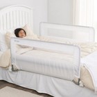 Safety Double-sided Swing Down Bed Rail Guard 2-pack  Toddler Bed Rail For Tw   