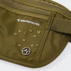 Unisex Rfid Anti Theft Waist Pouch Money Belt For Travel Blocking Hidden Wall   