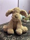 Jellycat Plushstuffed Bunny Rabbit  And Dog Lot Of 2 Beige brown Small 6in