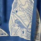 Vtg Adidas Hoodie Adult Xl Blue Superstar Trefoil Lined Hood Sweater Distressed