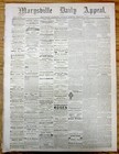 February 1879 Bound Volume O Newspapers Marysville Appeal Yuba County California