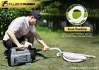 Fluentpower 23ft X 1  Suction Hose Kit With Brass Fitting Check Valve
