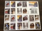 Usps 2020 Christmas Winter Landscape 78   Unused Letter Panes 100 Postage Stamps