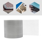 5 In X 100 Ft Modern Silver Aluminum Gutter Guard For Effective Leaf Protection