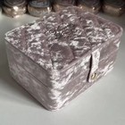 Flower Knows 2026 Limited Edition Pink Velvet  Jewelry Makeup Storage Box