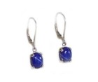 19thc Antique 4ct  Star Sapphire silver Earrings Ancient Persia Sorcerer Prophet