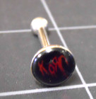 Korn Body Jewelry New Never Worn - Barbell - 10g - Tongue Bar Surgical Steel