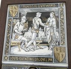 Minton s John Moyr Smith  quentin Duward  Framed Ceramic Tile 19th Century