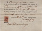 William M   boss  Tweed - Document Signed 09 26 1863 With Co-signers