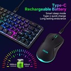 Chonchow 60  Wireless Gaming Keyboard And Mouse Combo rgb Backlit Rechargeabl   