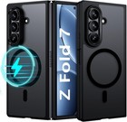 Samsung Galaxy Z Fold 7 Case Magnetic Translucent Matte Slim Shockproof Black