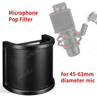 Professional Microphone Filter   Pop Shield - 360   Flexible   Duel Layered New
