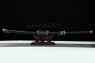 56 In Miao Dao Broadsword Chinese Saber Carbon Steel Kylin Sword Pu Leather Saya