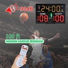 Basketball Scoreboard With Timer Clock  Digital Scoreboard With Remote  Portable