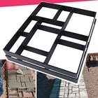  17 5 x15 5 x1 5  2pack Concrete Molds Reusable Walk Path Maker 10-grid 2