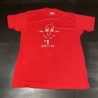Vintage Coca Cola safty Advertising Promo Tshirt Coke Is It Single Stitch Usa