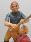 1970s Cast Iron Baseball Mechanical Bank Vintage Toy Works Well Made In Taiwan 