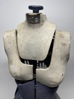 Vintage Female Adjustable Mannequin Sewing Dress Form Cloth Covering Cast Base