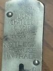 John Chatillon   Sons 25 Pound Hanging Fish Scale Ny Nice Patina Antique
