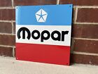 Mopar Vintage Logo Advertising Garage Sign Baked Chrysler
