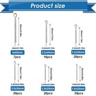 304 Stainless Steel Cotter Pins Assortment Kit - 200 Pcs For Hitch Pin Lock