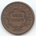 1842 Braided Hair Large Cent  Large Date  Problem Free Xf