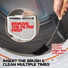 Holikme 2 Pack Dryer Vent Cleaner Kit Clothes Lint Brush 2pack  Black 