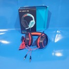 Logitech G230 Stereo Over-ear Gaming Headset W  Boom Mic  Black red