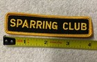    sparring Club    Karate Uniform Patch Martial Arts Tang Soo Do Taekwondo 1   x4   