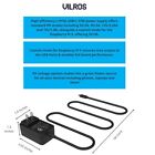 Vilros 27w -5v 5a Raspberry Pi 5 Compatible Usb-c Power Supply