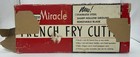Vintage Ekco Miracle French Fry Cutter Stainless Steel With Box - Usa Made