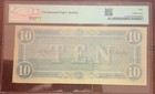 1864 Civil War Confederate States America  10 Ten Dollar Note Richmond  Va