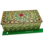 Baret Ware Collectible Tin Container Box  208 Ornate Hinged Lid