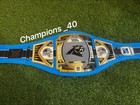 Carolina Panthers Nfl Super Bowl Championship Title Belt Adults Size 2mm Zinc