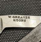 Antique Late 1700 s - Early 1800   s W  Greaves   Sons Rare 