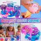 Zonfrto Mini Unicorn Slime Kit For Girls  Glimmer Crunchy Slime  Butter Slime  G