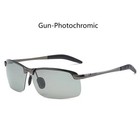 White-black Polarized Photochromic Sunglasses Day And Night Driving Glasses