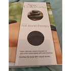 Spa Comforts Hot Stone Therapy Kit Unisex Os Black New 7 Basalt River Stones Bag
