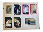 Vintage Scrap Book For Trading Card Collectors Filled With Over A 100 Swap Cards