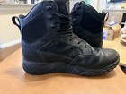 Under Armour Stellar Tactical Boots Mens 9 5 Black Leather Duty 1289001-001