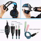 Gaming Headset W  Mic For Xbox  Ps4  Pc  Over Ear Headphones W  Noise Canceling