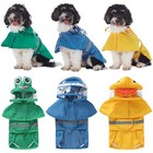 Reflective Dog Rain Coat Waterproof Pet Raincoat Adjustable Lightweight Jacket